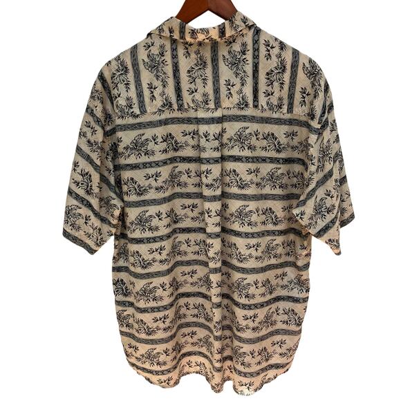 Summa Hawaiian Shirt Short Sleeve Button Down Silk Blend Mens Size Large - Picture 2 of 7